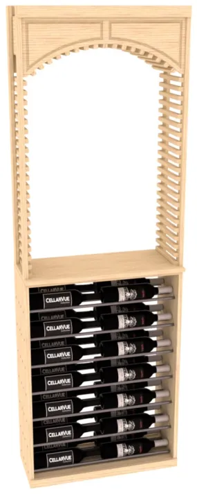InstaCellar - 26" Cellar Arch / Horizontal Display Combo - Gunmetal Rods