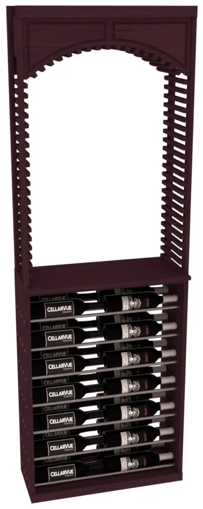 InstaCellar - 26" Cellar Arch / Horizontal Display Combo - Gunmetal Rods