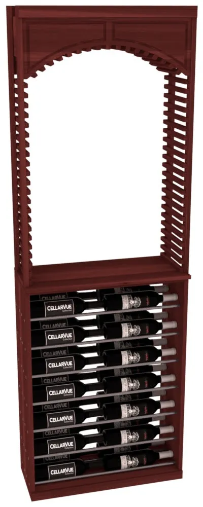 InstaCellar - 26" Cellar Arch / Horizontal Display Combo - Gunmetal Rods