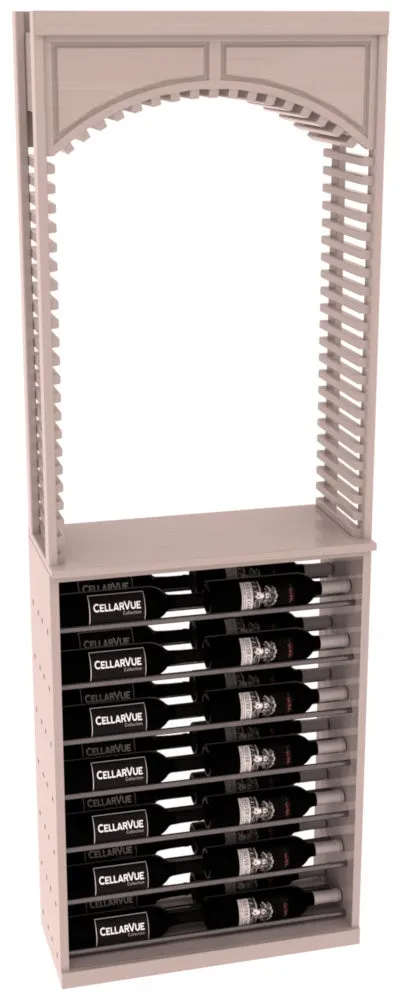 InstaCellar - 26" Cellar Arch / Horizontal Display Combo - Gunmetal Rods