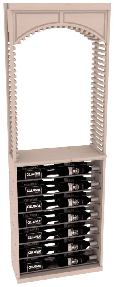 InstaCellar - 26" Cellar Arch / Horizontal Display Combo - Gunmetal Rods
