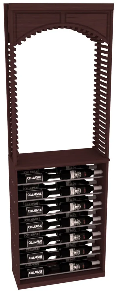InstaCellar - 26" Cellar Arch / Horizontal Display Combo - Gunmetal Rods