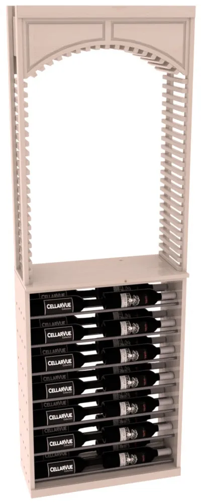 InstaCellar - 26" Cellar Arch / Horizontal Display Combo - Gunmetal Rods