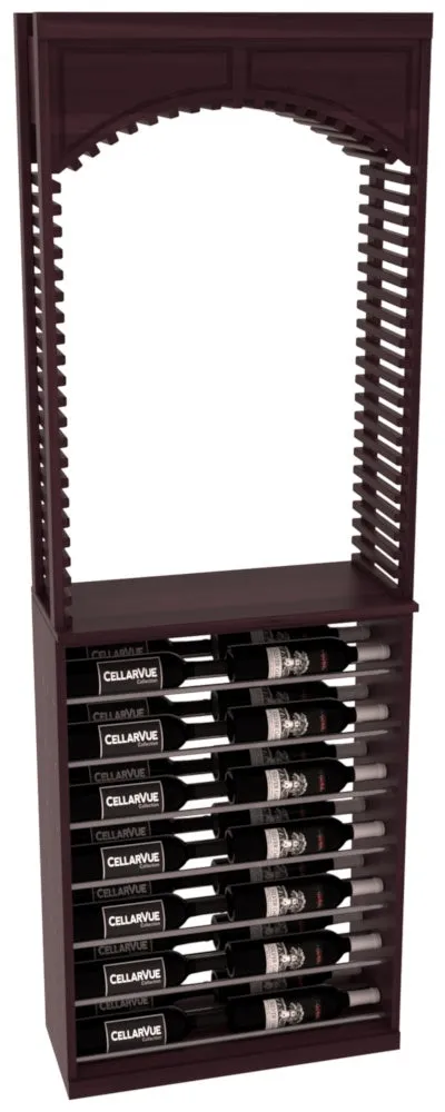 InstaCellar - 26" Cellar Arch / Horizontal Display Combo - Gunmetal Rods