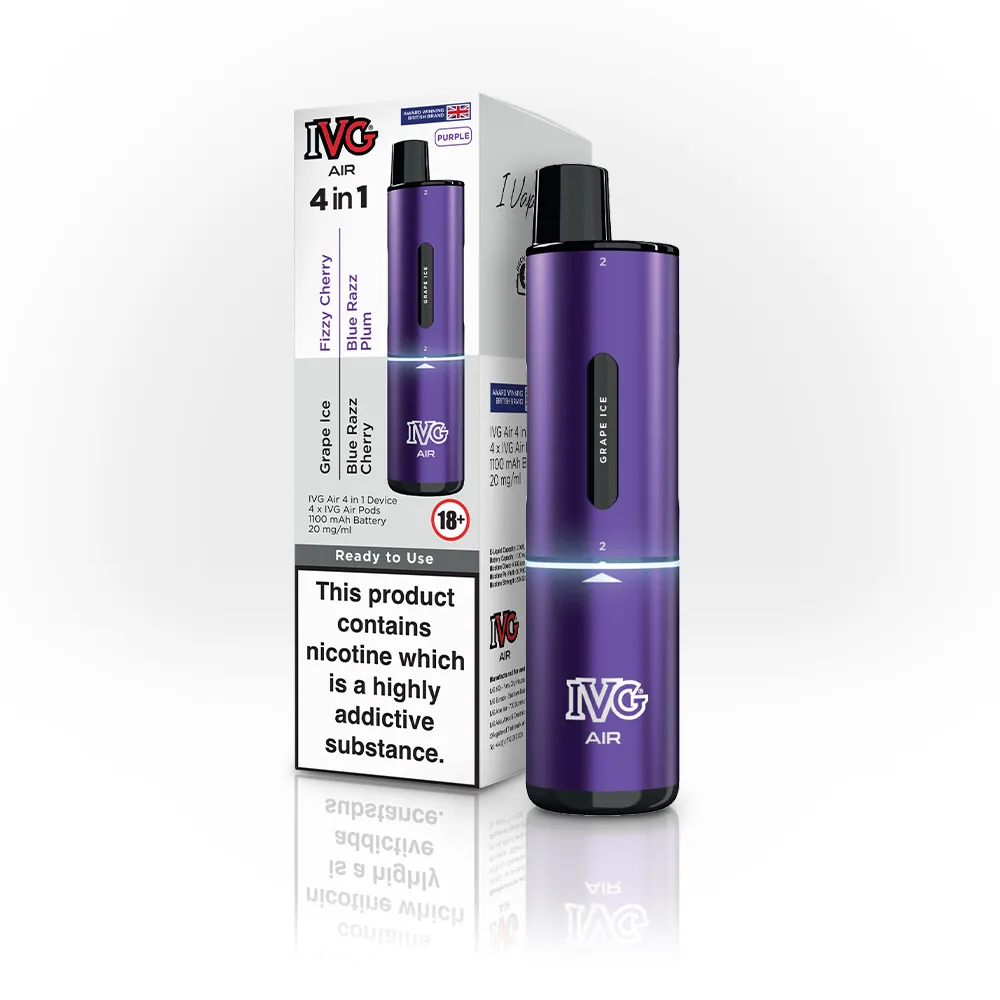 IVG Air 4 In 1 Purple Starter Kit