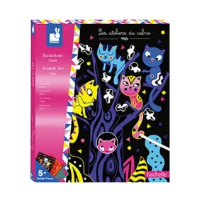 Janod Scratch Art Cats - Multicolour