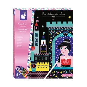 Janod Scratch Art Princesses - Multicolour