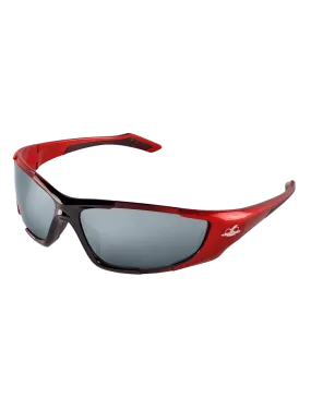 Javelin™ Silver Mirror Lens, Black to Orange Frame Safety Glasses - LIMITED STOCK - BH12137