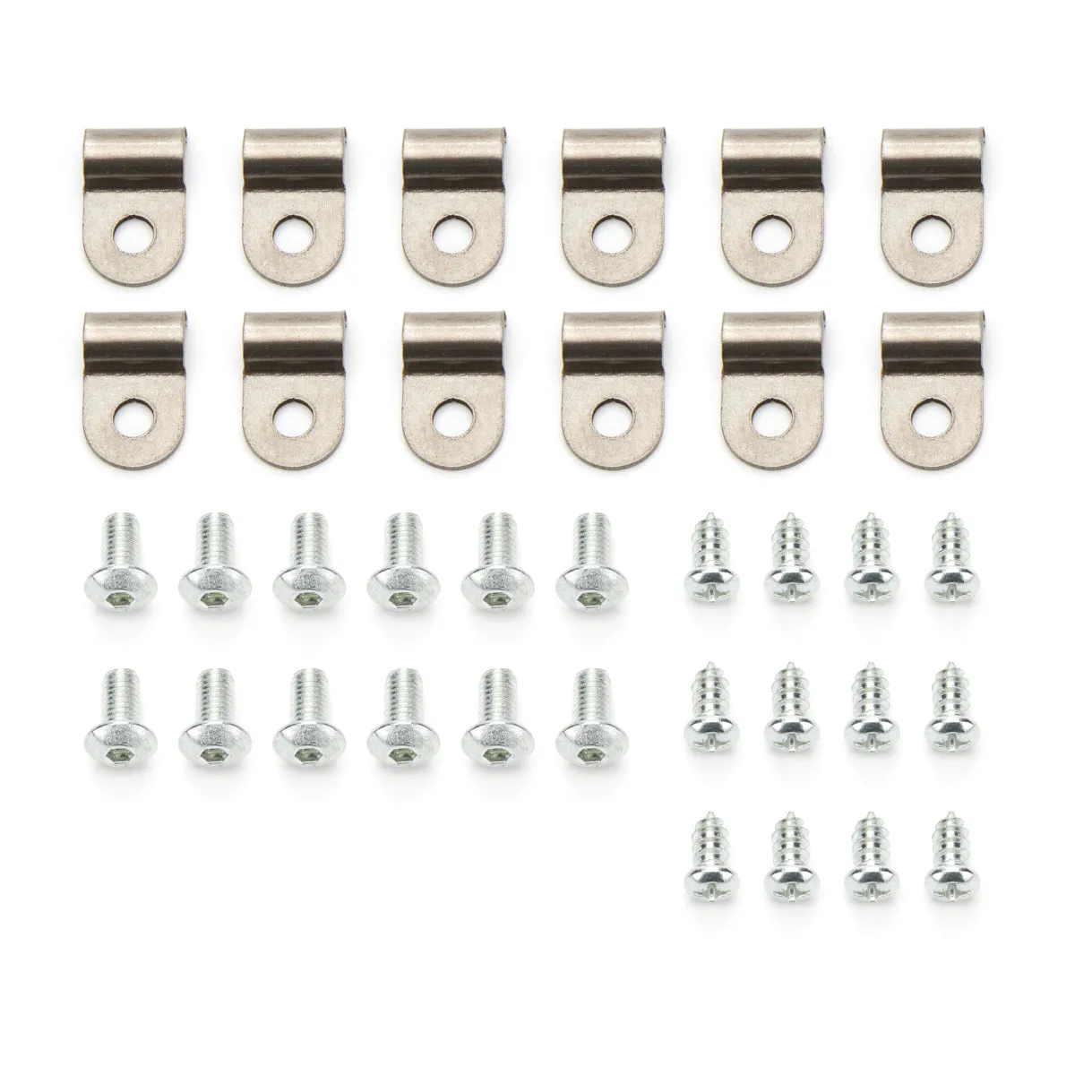 Keep It Clean Single Line Clamp - 3/16 in - Stainless (Set of 12)