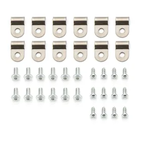 Keep It Clean Single Line Clamp - 3/16 in - Stainless (Set of 12)