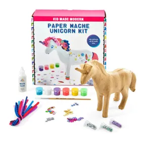 Kid Made Modern Paper Mache Unicorn Kit - Multicolour