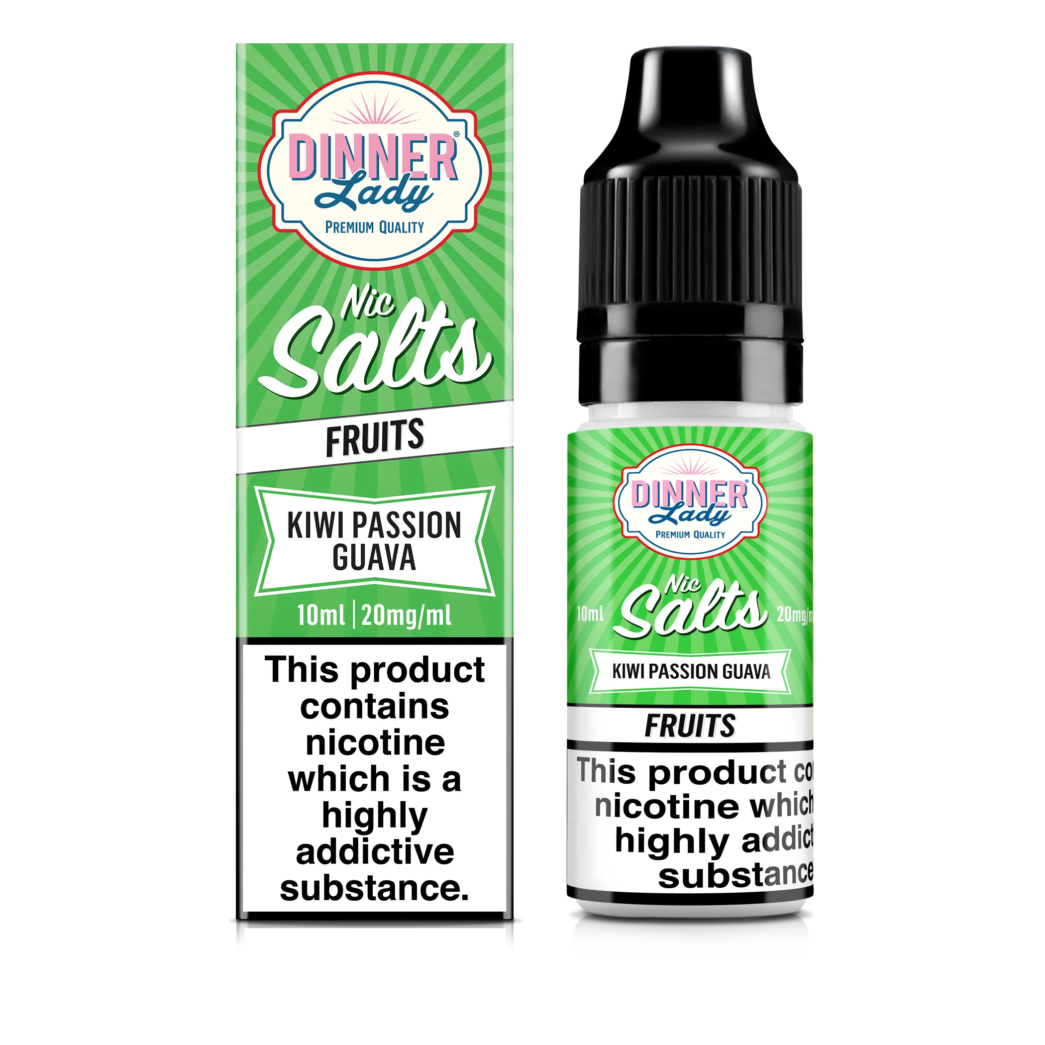 Kiwi Passion Guava Nic Salts 50:50 10ml E-Liquid