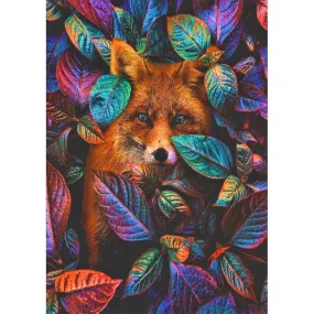 Leaves Fox Animal - Full Diamond Painting - (Canvas 30*40cm/11.81*15.75in)