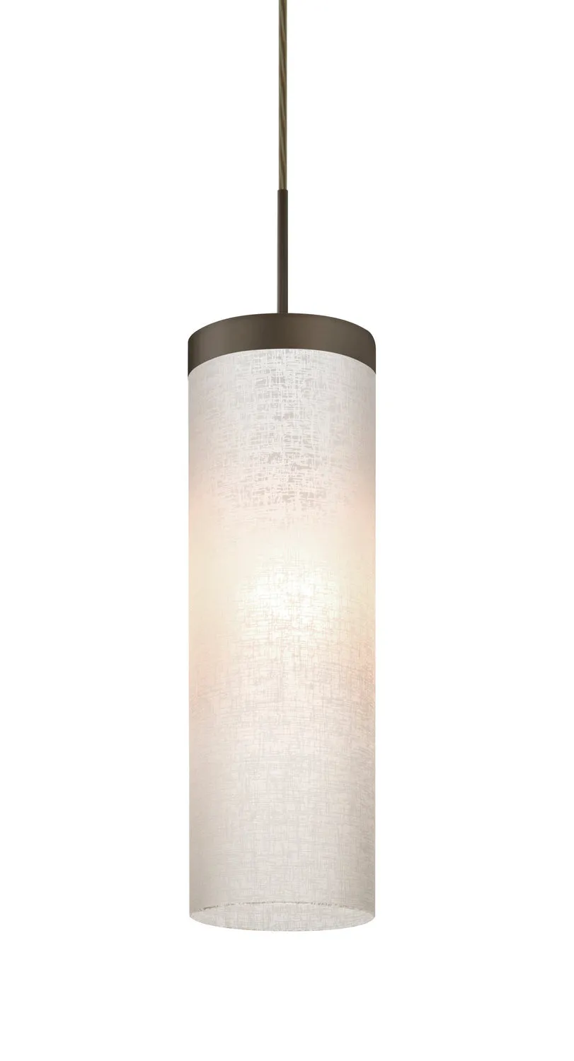 LED Pendant from the Friz Collection in Bronze Finish by Besa