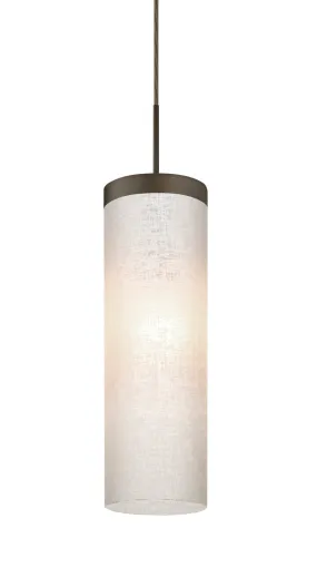 LED Pendant from the Friz Collection in Bronze Finish by Besa