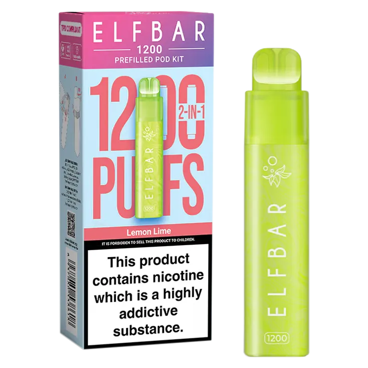 Lemon Lime Elfbar 1200 Pod Kit