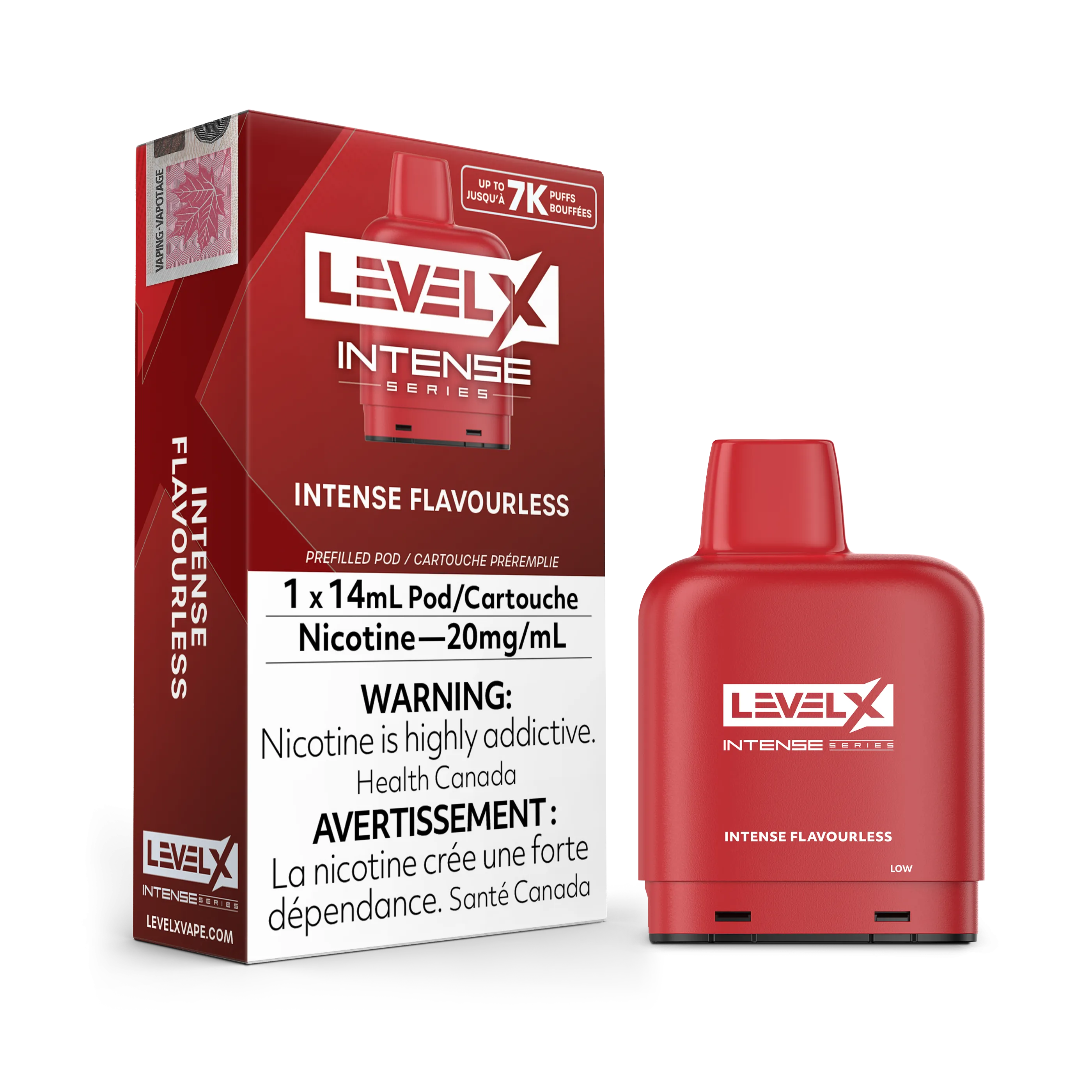 LEVEL X INTENSE POD FLAVOURLESS