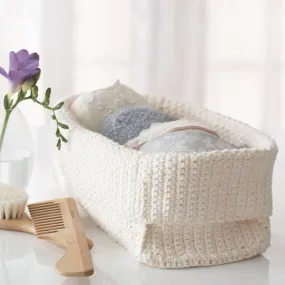 Lily Sugar'n Cream Crochet Spa Basket