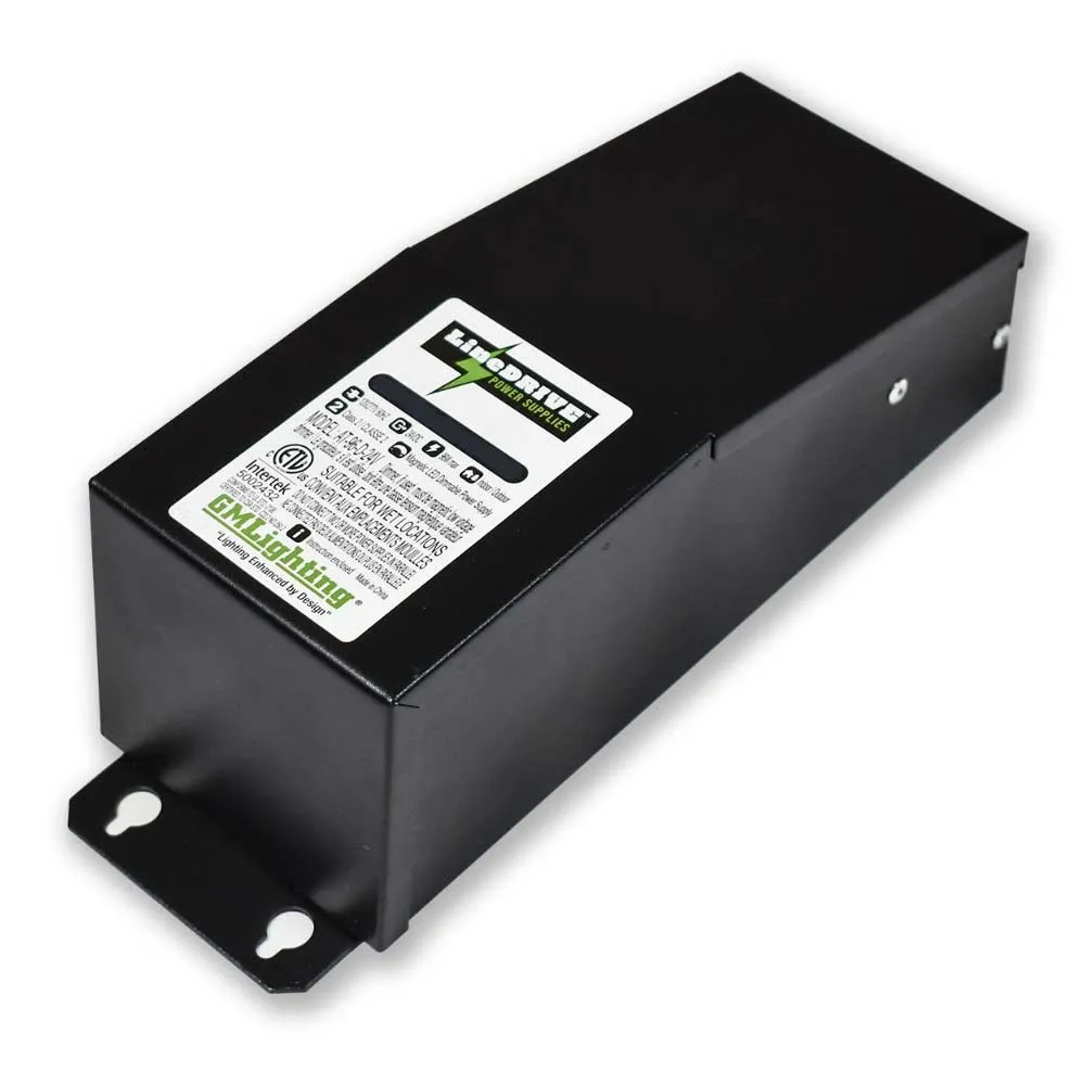 LineDRIVE 96 Watts, 24VDC Electronic LED Power Supply, Non-Dimmable, 120-277V Input