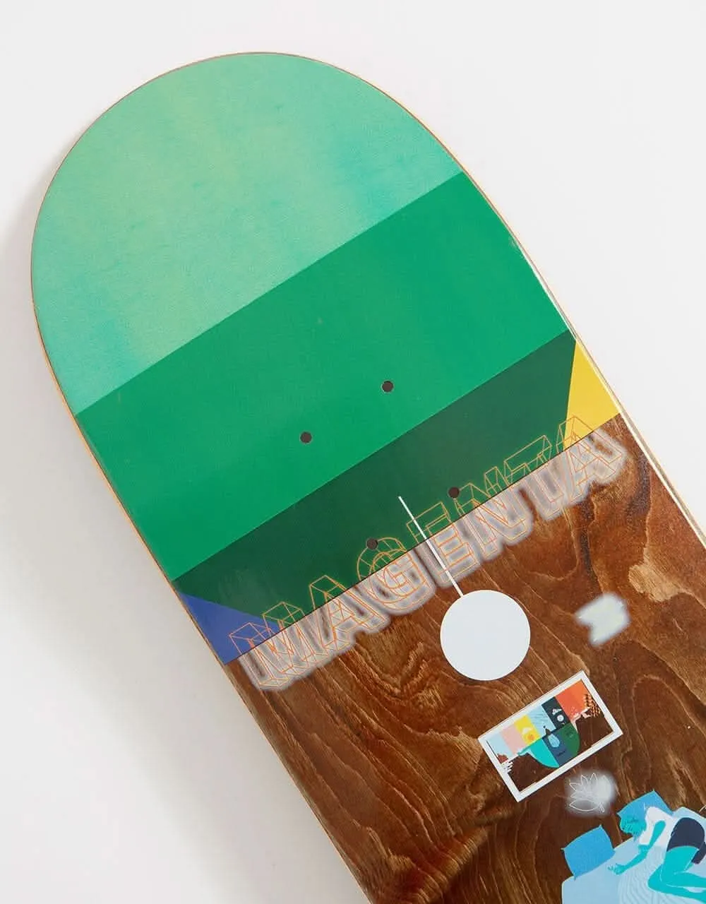 Magenta Lannon Sleep Skateboard Deck