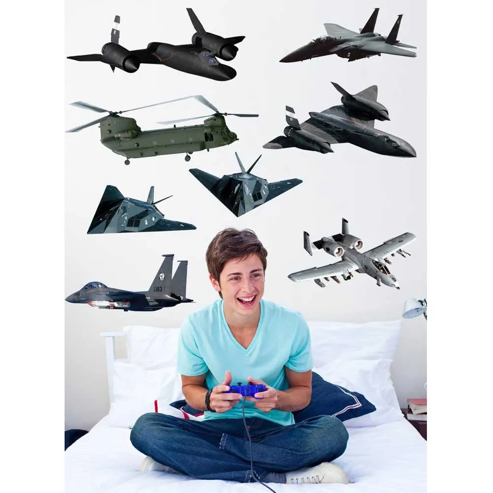 Military Aircraft Master-Pack Wall Decals