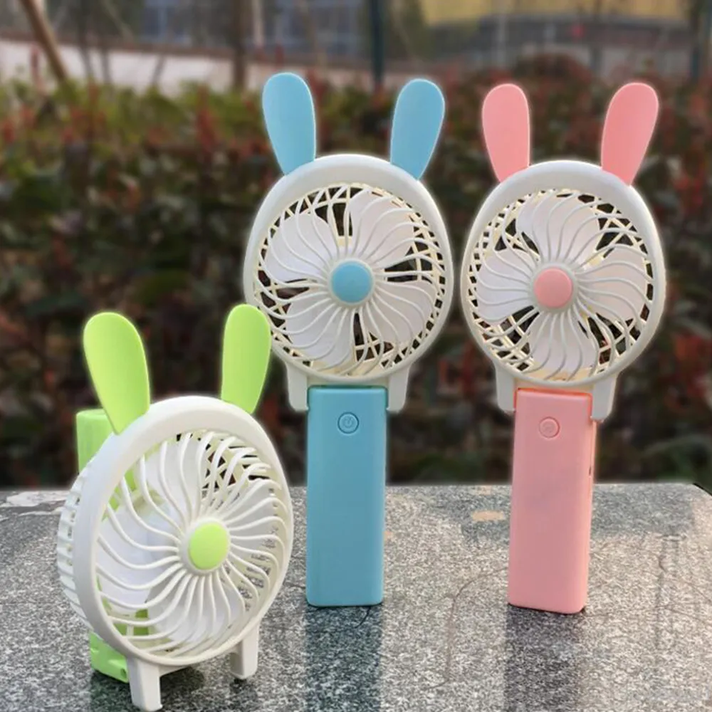 Mini Rabbit Folding USB Charging Fan