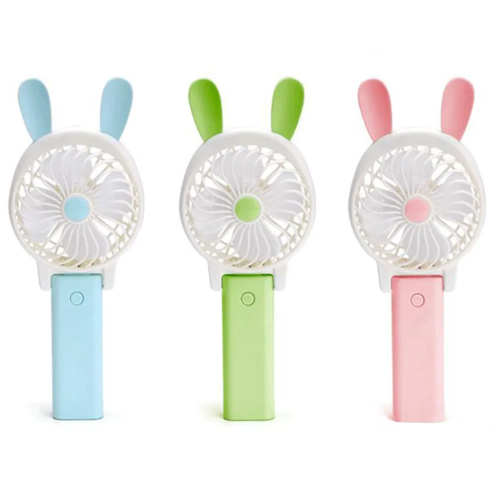 Mini Rabbit Folding USB Charging Fan