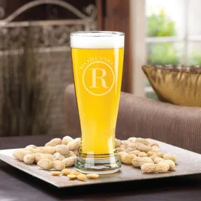 Monogrammed 20 oz. Pilsner