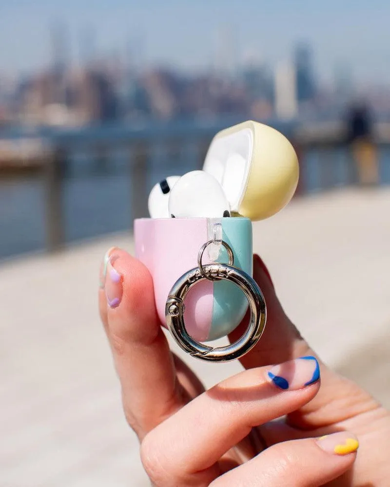 Neon Blue, Pink & Yellow | Colorblock AirPods Case