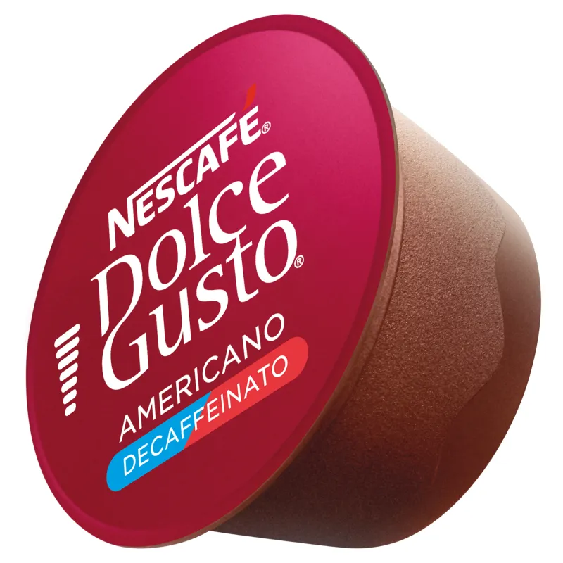 NESCAFÉ Dolce Gusto Americano Decaf coffee pods 16 Pack - Case of 3