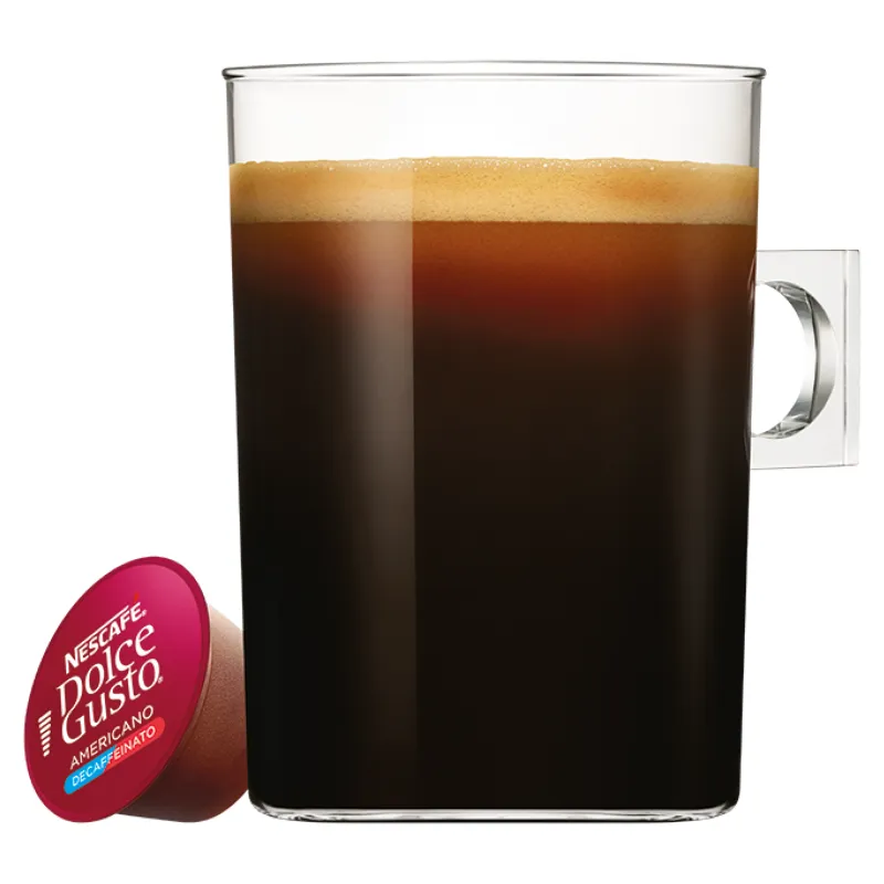 NESCAFÉ Dolce Gusto Americano Decaf coffee pods 16 Pack - Case of 3