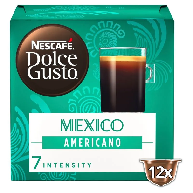 NESCAFÉ Dolce Gusto Americano Mexico Chiapas coffee pods 12 Pack - Case of 3