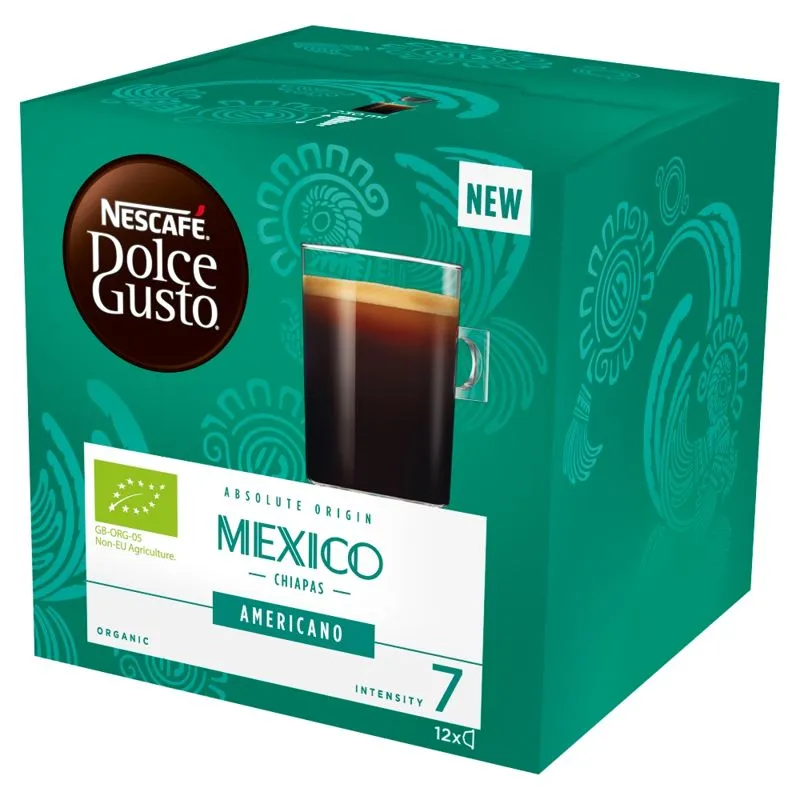 NESCAFÉ Dolce Gusto Americano Mexico Chiapas coffee pods 12 Pack - Case of 3