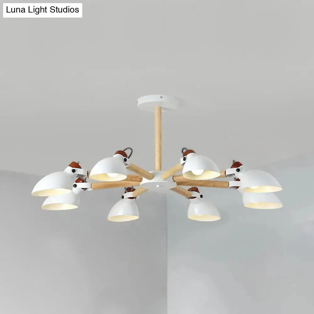 Nordic Half-Bottle Pendant Chandelier with Metal Shade - Stylish Lighting for Living Room