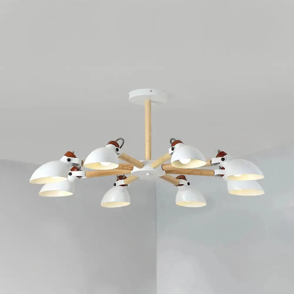 Nordic Half-Bottle Pendant Chandelier with Metal Shade - Stylish Lighting for Living Room