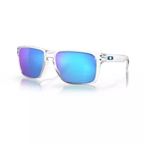 Oakley Holbrook XL Polished Clear W/ Prizm Sapphire Iridium Polar