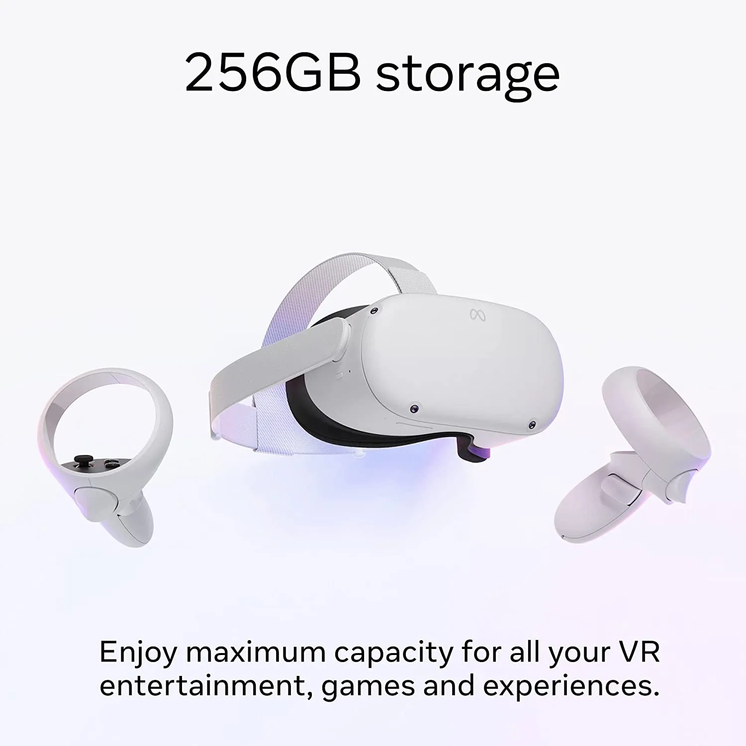 Oculus Meta Quest 2 256GB Advanced All-in-one VR Gaming Headset - White  (OPEN NEVER USED)