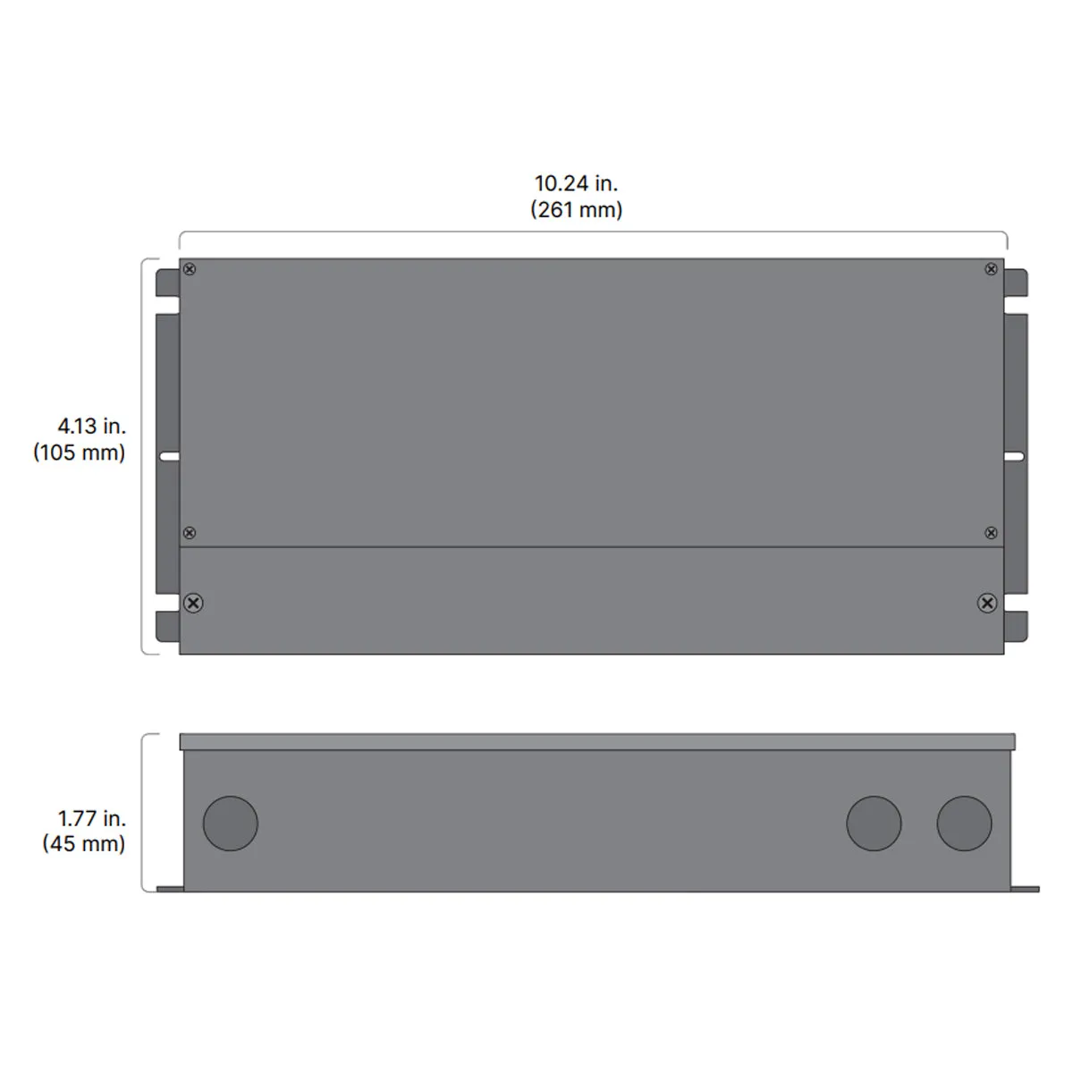 OMNIDRIVE X 200 Watts, 24VDC LED Driver, ELV, Triac and 0-10V Dimming, 120-277V