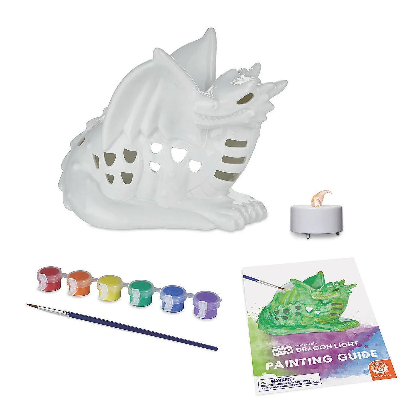 Paint Your Own Porcelain Dragon Light