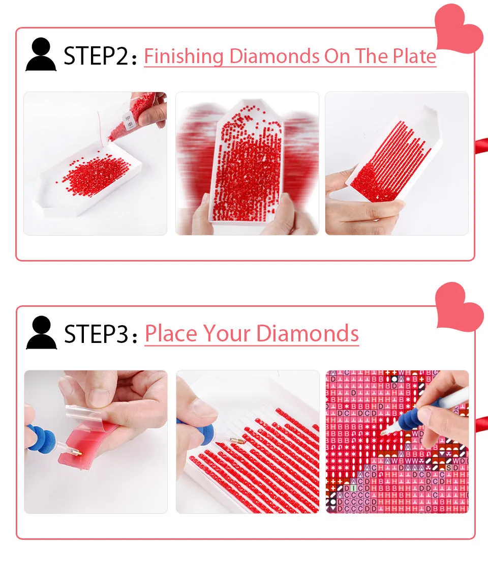 Photo Custom Full Round/Square Diamond Painting Cross Stitch Wall Decor DIY Diamond Mosaic