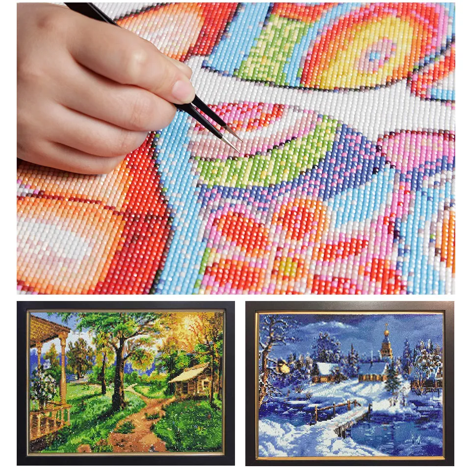 Photo Custom Full Round/Square Diamond Painting Cross Stitch Wall Decor DIY Diamond Mosaic