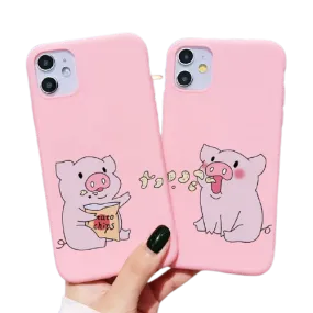 Pig Couple Phone cases