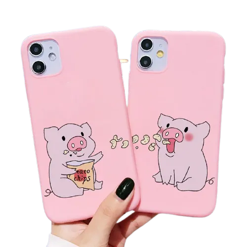 Pig Couple Phone cases