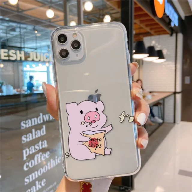 Pig Couple Phone cases