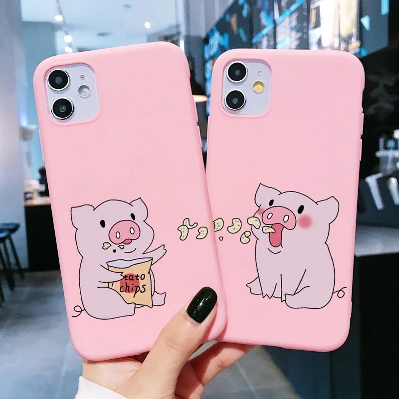 Pig Couple Phone cases