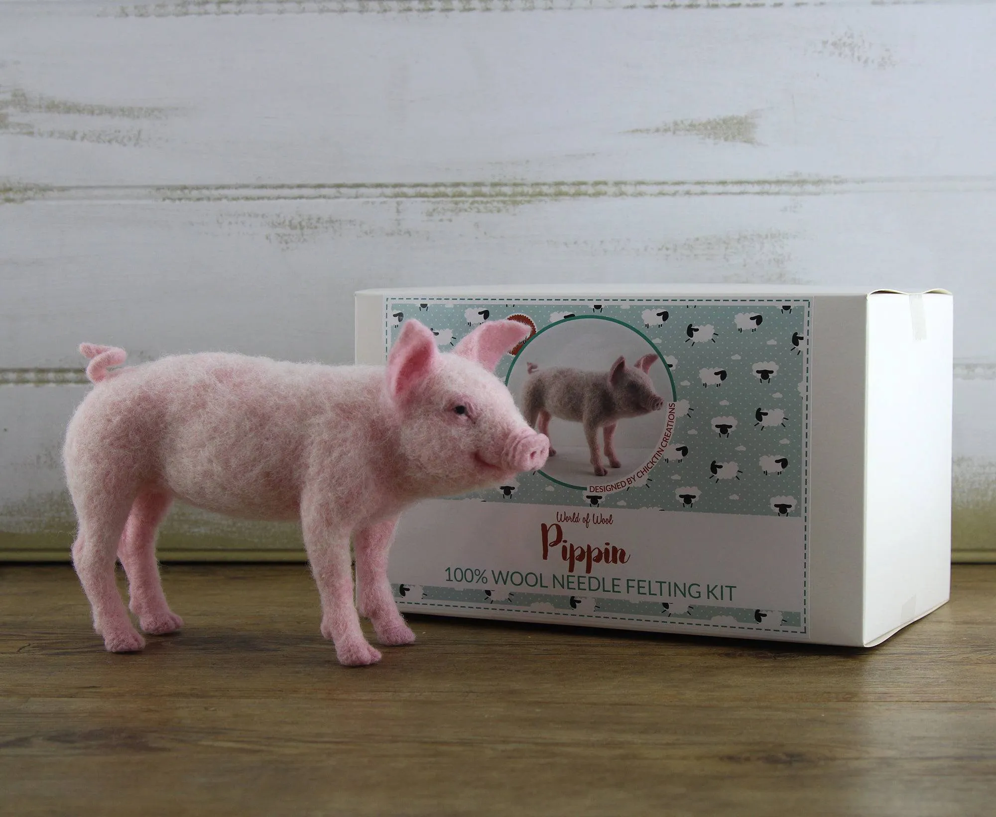 Pippin The Pig | Needle Felting Kit