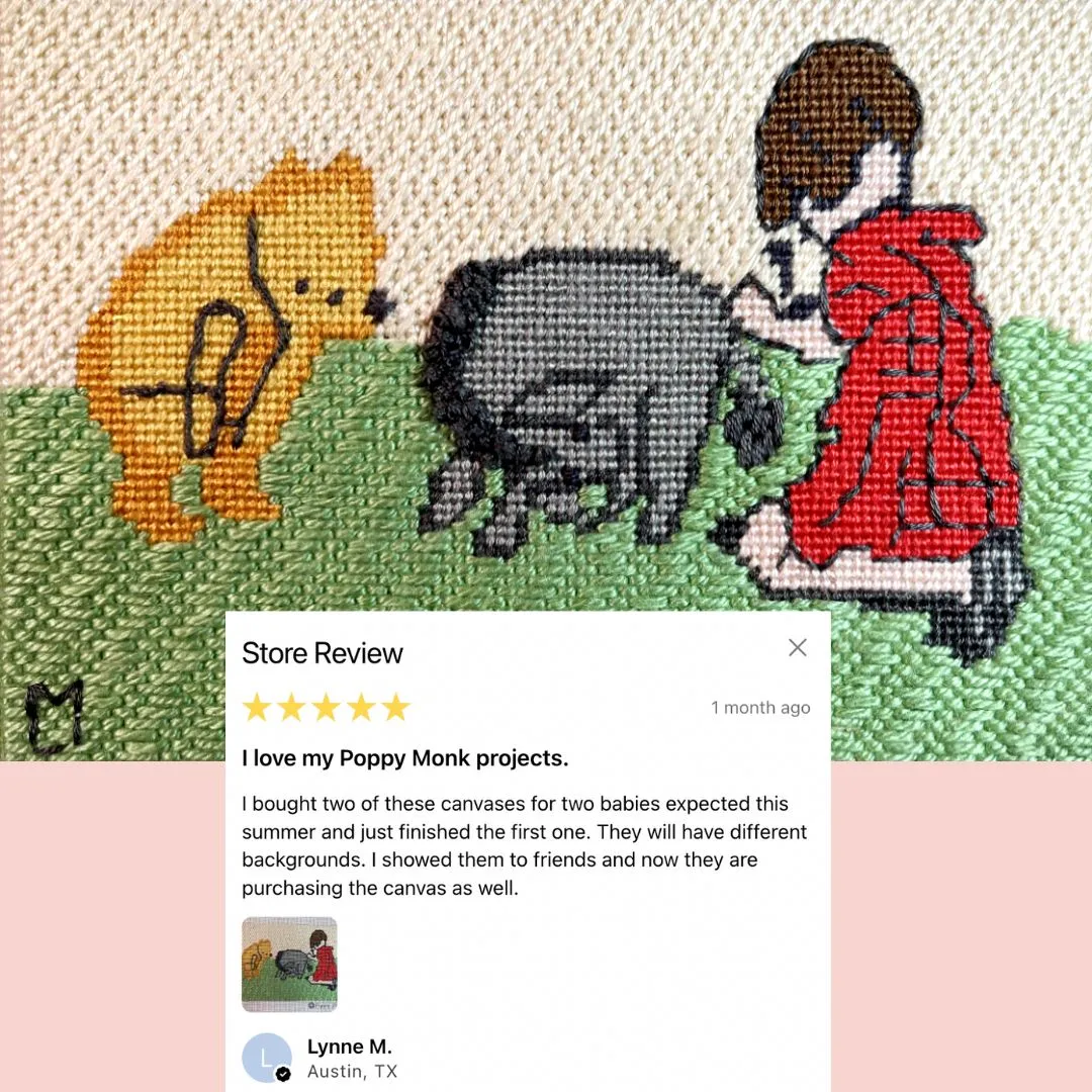 Pooh Bear and Friends Needlepoint Kit