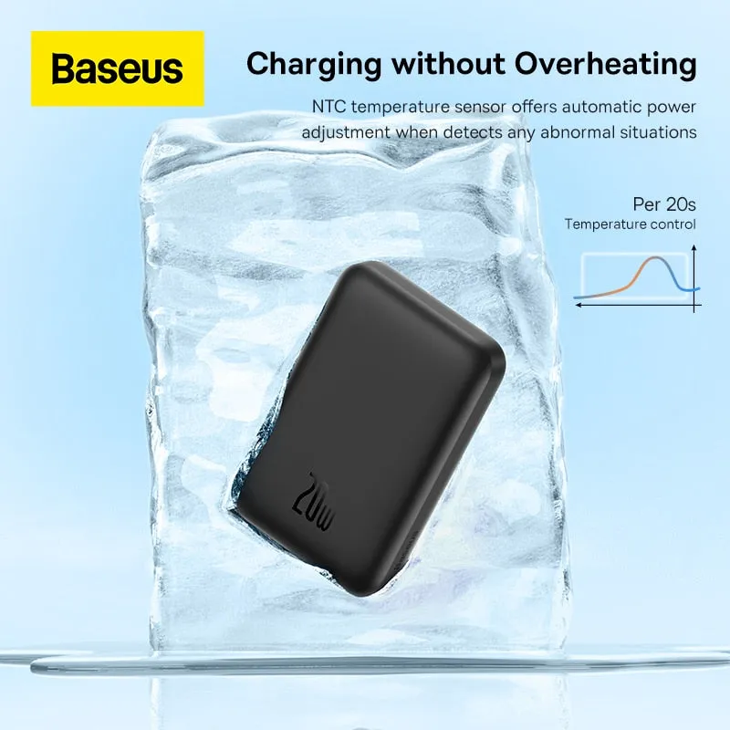 Power Bank Baseus Magsafe 6000mAh 20W Wireless Phone Charger External Battery Fast Charging For iPhone 14 13 12 Series Powerbank
