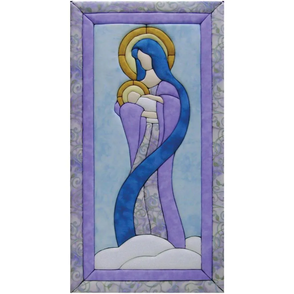 Quilt-Magic No Sew Wall Hanging Kit - Mary & Baby Jesus*
