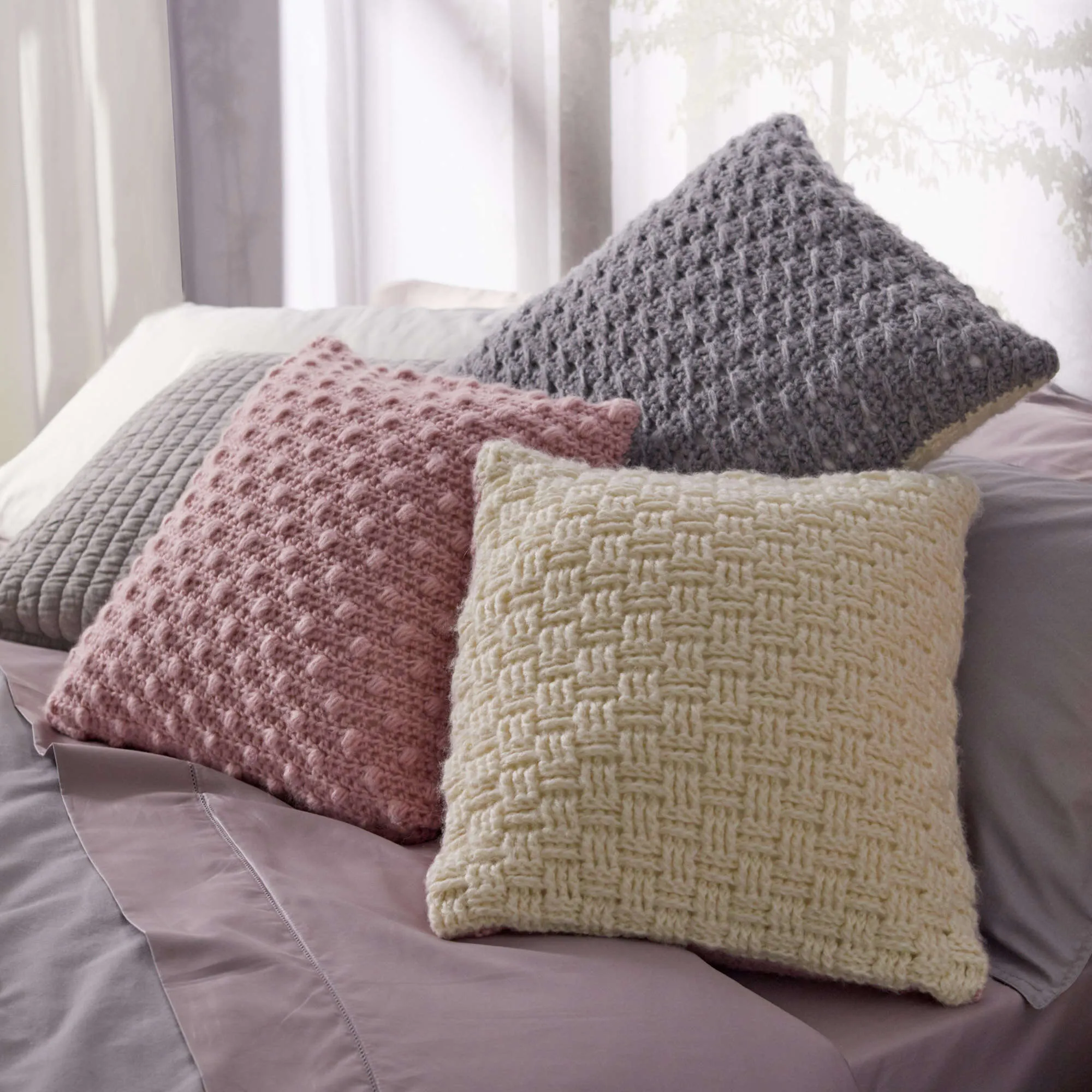 Red Heart Crochet Corner-to-Corner Guest Throw
